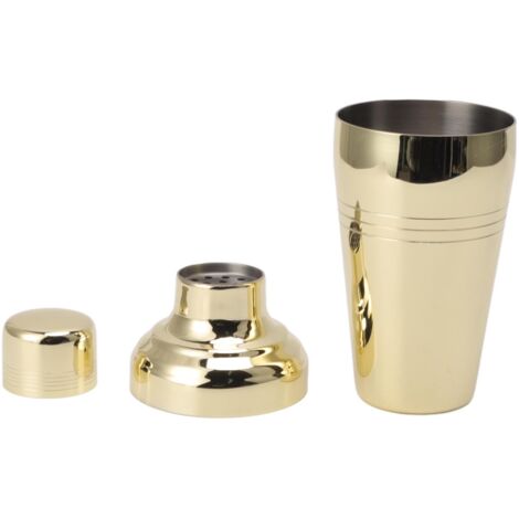 Cocktailshaker aus Edelstahl 304, 510 ml, Gold, Barzubehör-Mixer für Heimbarkeeper-Sets
