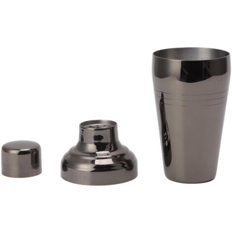 Cocktailshaker aus Edelstahl 304, 510 ml, Schwarz, Barzubehör für die heimische Mixologie