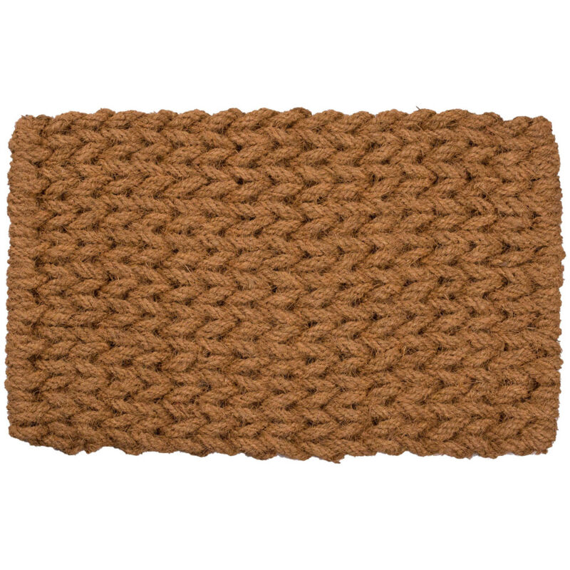 Tapis coco corde tressée 45x75cm BTB