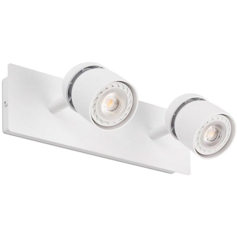 Faro Barcelona - coco Applique murale blanc 2L 40664