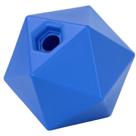 Coco Equestrian Blue Refillable Hexagonal Horse Treat Ball Stable Paddock Toy
