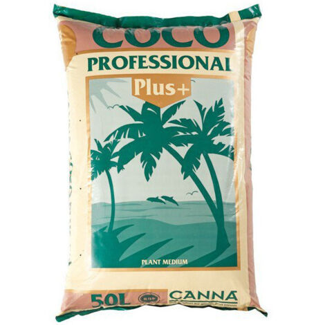 Coco Professional Plus terreau 50L – 100% naturel et biologique – Enrichi en Trichoderma pour cultures hydroponiques – Canna