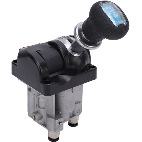 Cocoarm Vanne de Commande d'air de Benne à Benne 3 Valve de Bac à à Basculante avec 3 Trous Position de Travail pour les Camions à Basculante du Système Hydraulique Semi-remorques