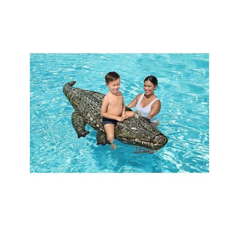 Flotador Hinchable Piscina Cocodrilo 193X94 Cm Mango 41478