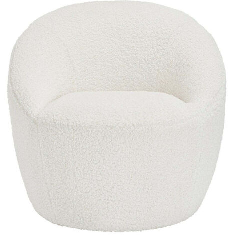 Cocoon Chair - Boucle - L77 x W75.5 x H70.5 cm - Off White
