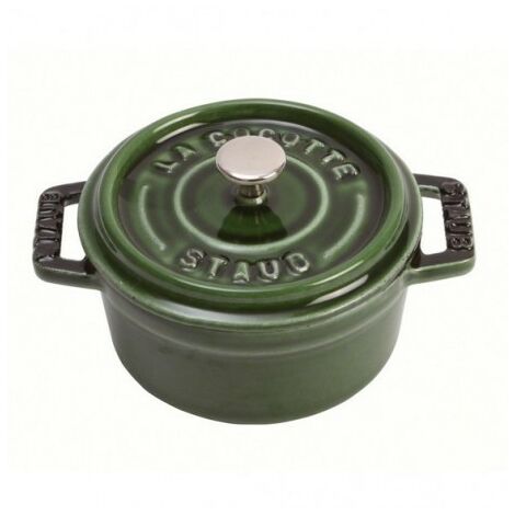 Cocotte 22 cm Basilic Vert en Fonte