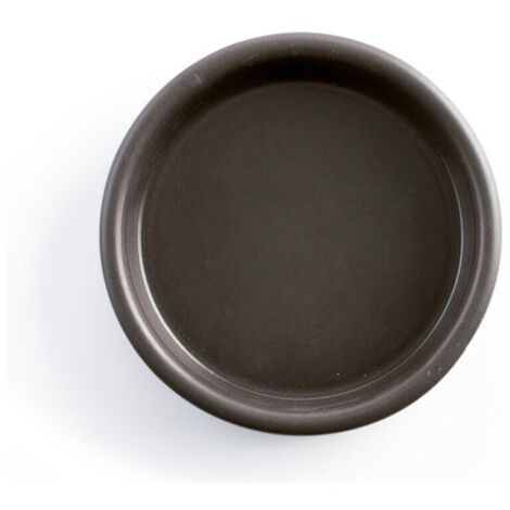 COCOTTE EN FAÏENCE NOIRE - 14 CM
