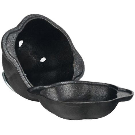 Cocotte en fonte pré-culottée, rôtissoire à l'ail et paneuse à pommes de terre --