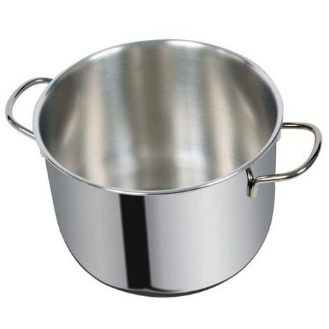 Cocotte en inox à 2 manches, 24 cm, Dune Metalsomma