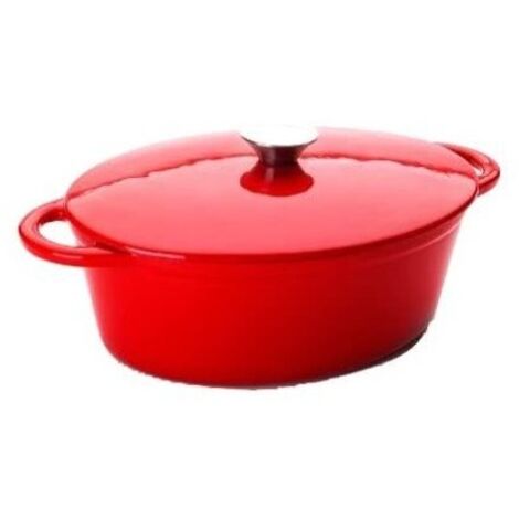 COCOTTE IBILI OVAL 726027R 27X21 3,3L ROJA