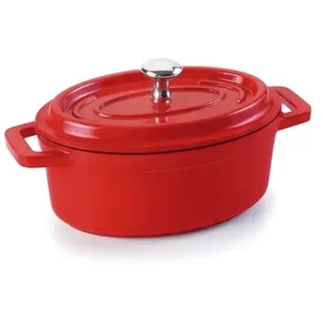 Cocotte Lacor aluminium rouge 12x8.5 cm