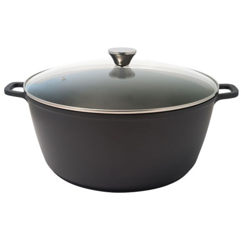 Baumalu - Cocotte Mijoteuse Haute 32cm 10l +cv Verre