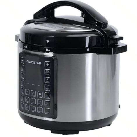 Cocotte-minute électrique multifonctionnel intelligent de 1000W avec une grande capacité de 6 litres le choix idéal pour la cuisson