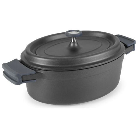 Cocotte ovale 31 cm Noir - Fundicion - LACOR