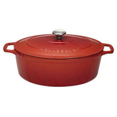 Cocotte ovale en fonte émaillée 27cm rubis sublime - Chasseur - puc472758
