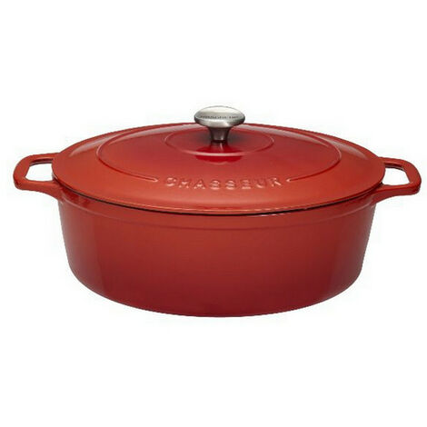 Cocotte ovale en fonte émaillée 35cm rubis sublime - Chasseur - PUC473558