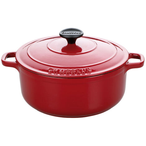 Cocotte ronde en fonte émaillée 24cm rubis sublime - Chasseur - PUC472458