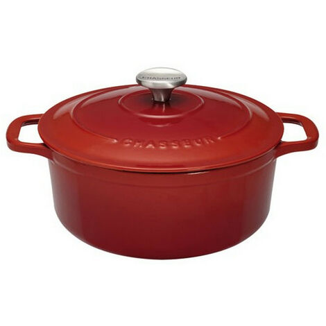 Cocotte ronde en fonte émaillée 26 cm rubis sublime - Chasseur - puc472658