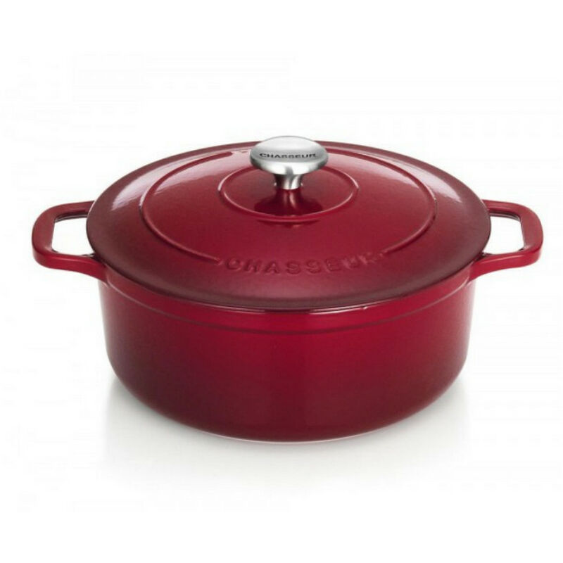 Cocotte ronde en fonte émaillée 28cm wine sublime Chasseur puc472821