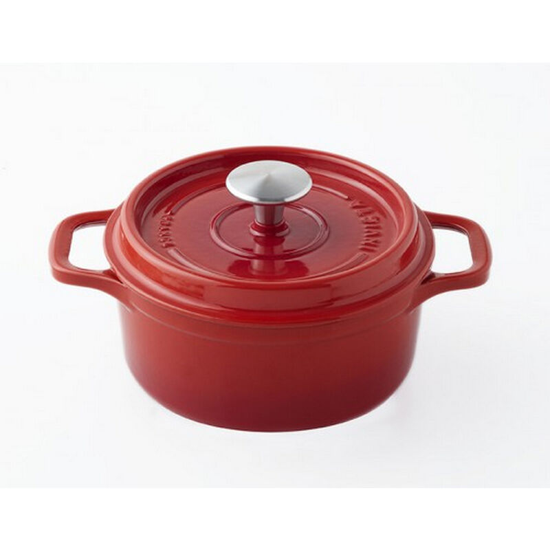Cocotte ronde en fonte émaillée 32cm rubis - Invicta - puv402320