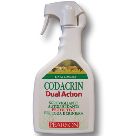 CODACRIN DUAL ACTION Pearson sgrovigliante autolucidante e protettivo per coda e criniera 700 ml