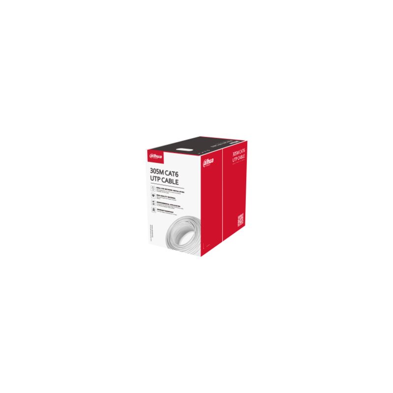 Dahua - PFM923I-6UN-C - Câble utp CAT6 305 m Cordon de déchirure lszh