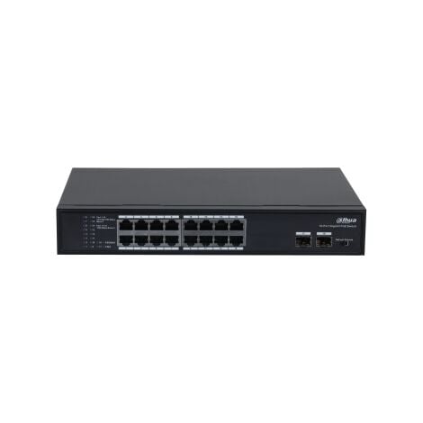 ELMO SW05 Switch PoE industriel géré avec 16 ports PoE Gigabit + 2 ports  fibre Uplink