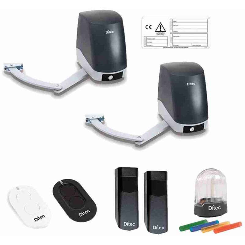 Kit doitfcl pour portail double battant jusqu'à 2,3 m Ditec Doitfcl Facil Automation