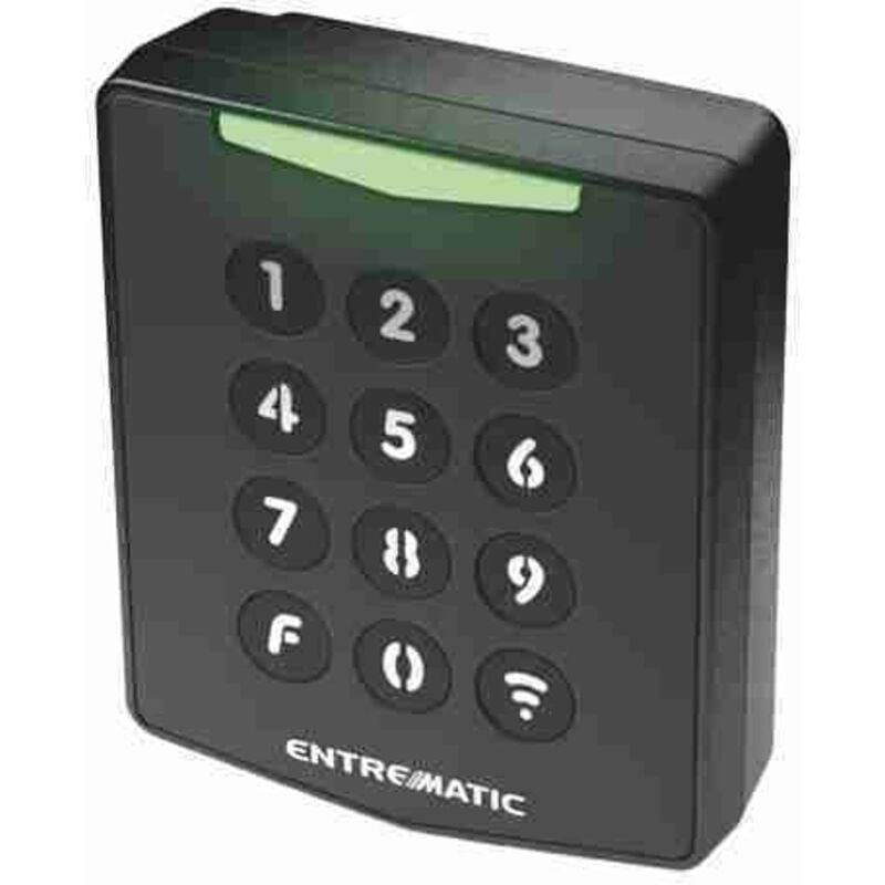 Code DITEC Sélecteur radio à clavier AXK4P avec code numérique personnalisable. Version 868,35 MHz. Alimenté par batterie 9 Vdc ou via connexion à un