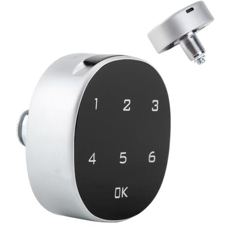 Code Lock Digitale Zink-Legierung Code Kombination Elektronische Code Lock Cam Cabinet Locker Komfort Passwort Sicheres Schloss (Ohne Batterie)