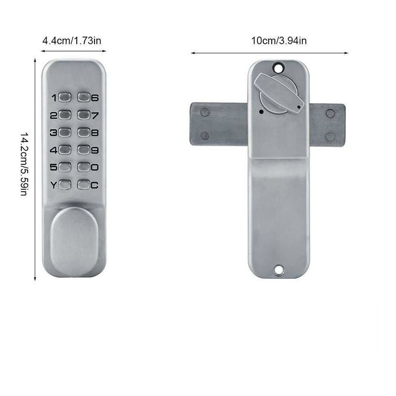 Code Porte Serrure,1-11 Digit Code Combinaison Came Porte Porte Alliage de Zinc Serrure de Mot de Passe,Pratique Mot de Passe Serrure Codée de