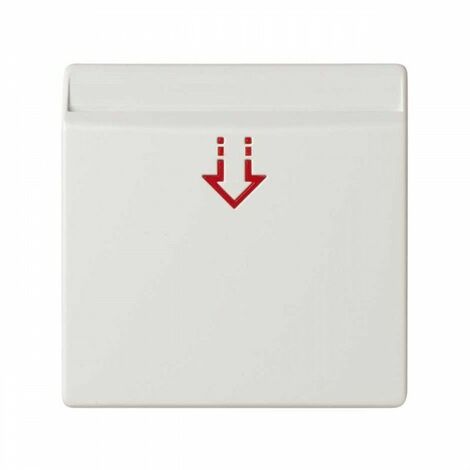 Codierte Kartenschalterabdeckung Simon 82 weiß SIMON 82078-60