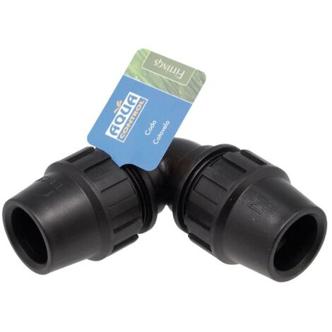 CODO 20mm (1/2")  AQUA CONTROL. PARA USO EN JARDINES Y TERRAZAS TANTO EN INTERIOR COMO EN EXTERIOR.