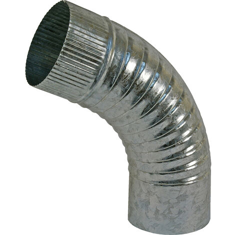 Codo 45º acero galvanizado para estufa - Ø 120 mm