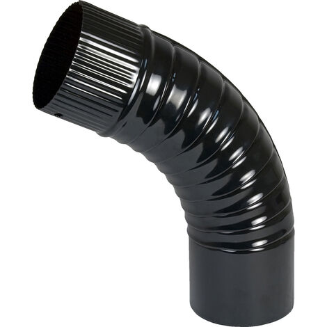 Codo 45º acero vitrificado para estufa - Ø 140 mm
