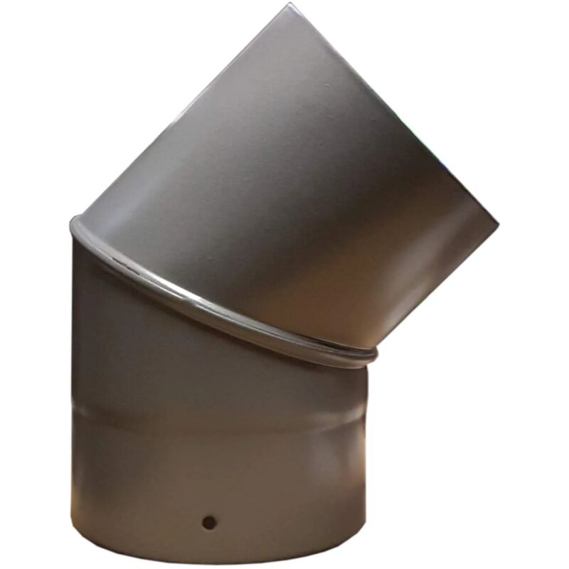 

Codo 45° esmalte gris mate, D.153