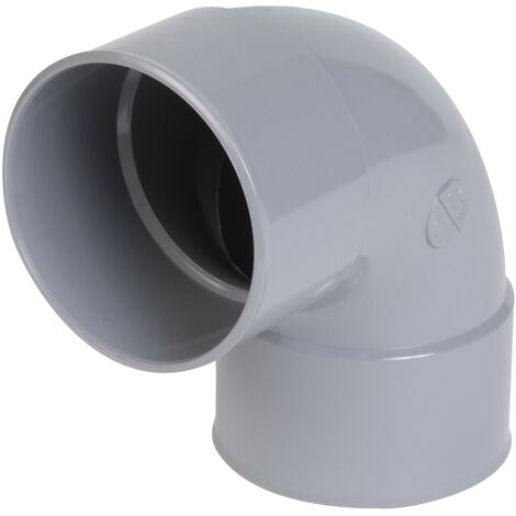 codo 87¡30,FF  ¯ 100 mm - PVC gris NICOLL, Ref.UCT88
