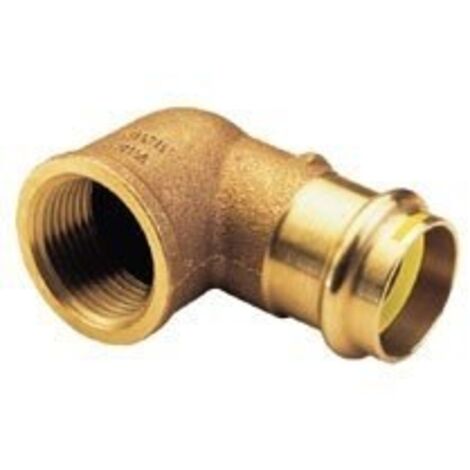 Codo 90°, GW, 18 x 3/4 bronce B Prensa Gas