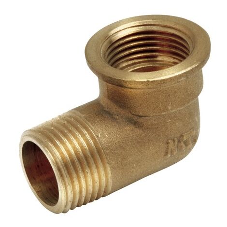 CODO 90 LATON ROSCADO M-H 10u - 3/8''