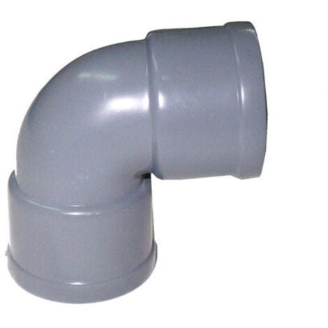 Codo 90º Macho Hembra PVC Evacuación Crearplast Medidas Accesorios Fontanería: 90.90º