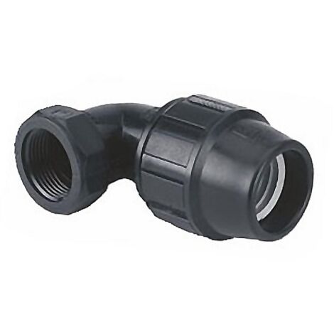 Codo 90° rosca hembra PE  J-71 - JIMTEN Medidas: Ø32mm x 1"