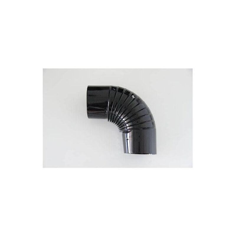 

F.r. - Codo vitrificado negro chimenea 120 90º