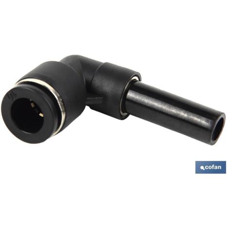 Codo adaptador orientable T-4 con acoplamiento mecánico a 90º