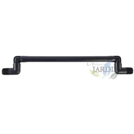 Codo articulado 30 cm 1/2" x 1/2" para difusores y aspersores, conexión flexible en riego por aspersión