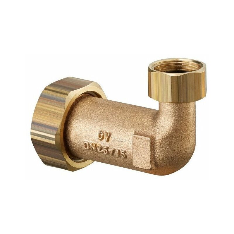 

Oventrop - CODO BRONCE CON JUNTA PLANA 70mm 1 1/4 X 3/4