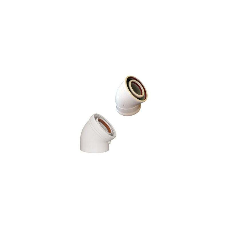 

Dismol - Codo Coaxial 45º Aluminio Blanco Diam. 60/100Mm