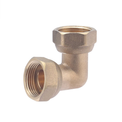 Codo Cobre Tuerca Libre QUICK PLOMBERIE - Hembra - Hembra 3/4