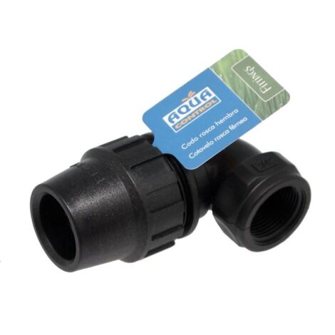 Codo con rosca hembra 20mm (1/2) aqua control