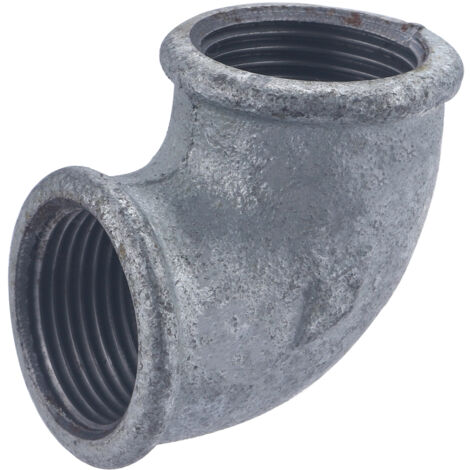Codo de 90° para acero galvanizado / 26 x 34 mm Sans marque