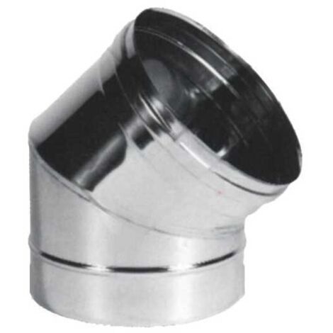 Codo de acero inoxidable de sectores de 45° 25 Maral
